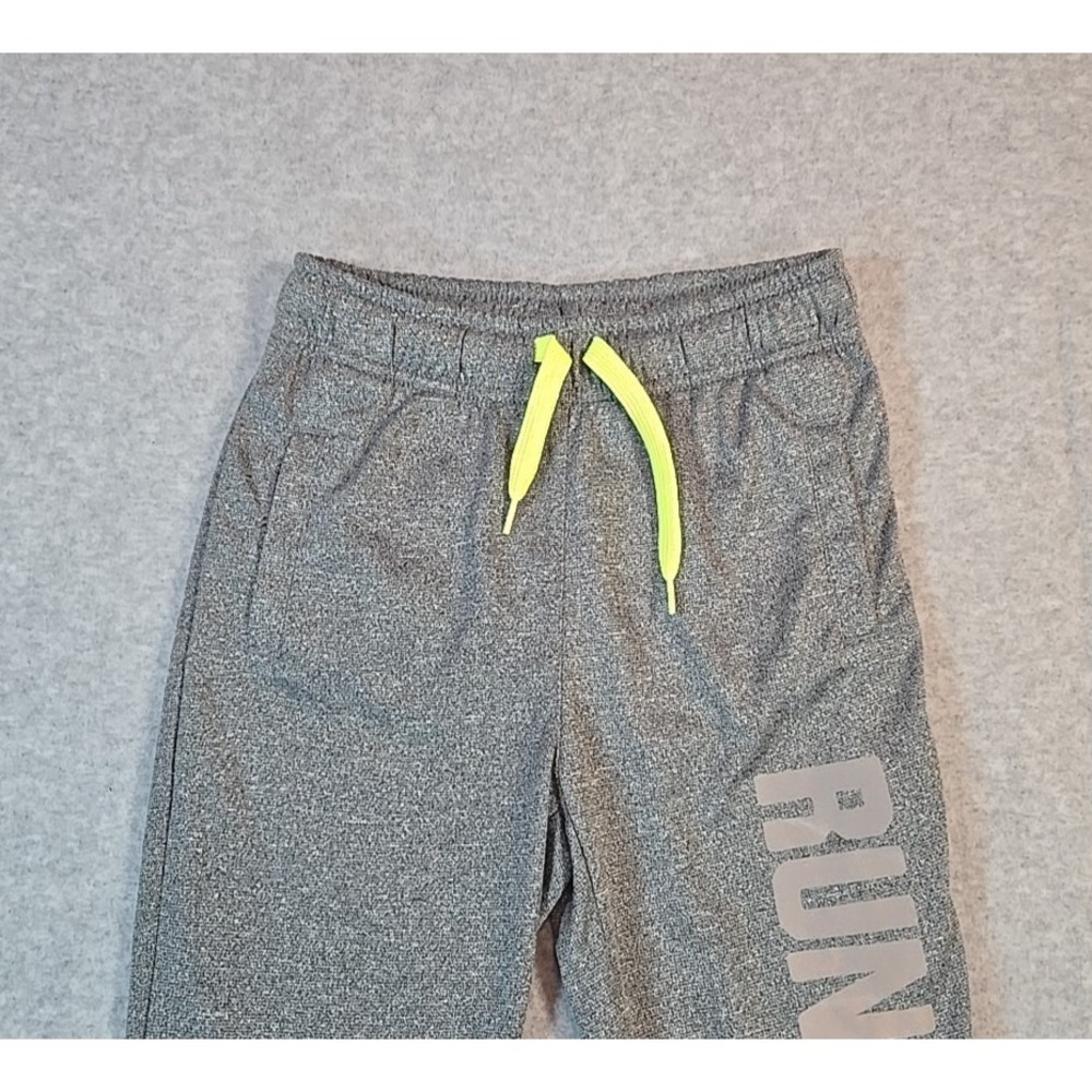 H&M Sweatpant Jogger Boys Size 2-4 4T Gray Run‎ This City Graphic Drawstring NWT - Picture 3 of 4